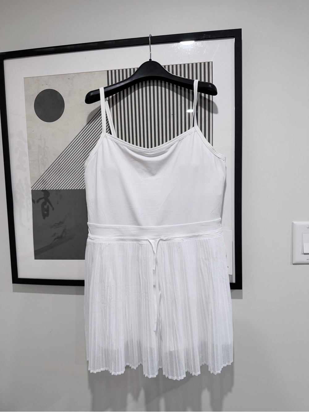 Lululemon Ace Advantage Cutout Tennis Dress color white size XL